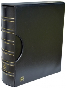 Ringbinder GRANDE Gigant Classic-Design inkl. Schutzkassette, schwarz