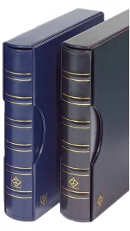 Ringbinder GRANDE Classic-Design inkl. Schutzkassette, blau