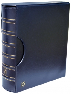 Ringbinder GRANDE Gigant Classic-Design inkl. Schutzkassette, blau